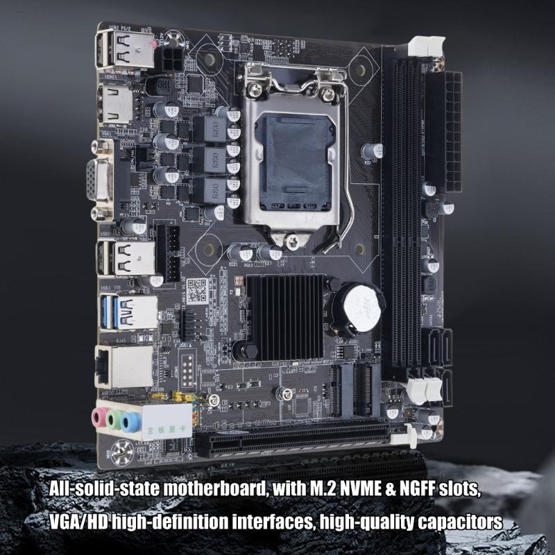 Материнские платы B75M-I Mini-ITX DDR3 16 ГБ M.2 NVMe для быстрых SSD-накопителей для процессоров 2-го/3-го поколения через сокет LGA 1155