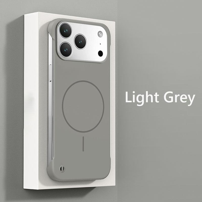 Безрамочный Магнитный Чехол-Зарядка Magsafe для IPhone 17, Тонкий Жесткий Задний Чехол для IPhone 17 Air Pro Max