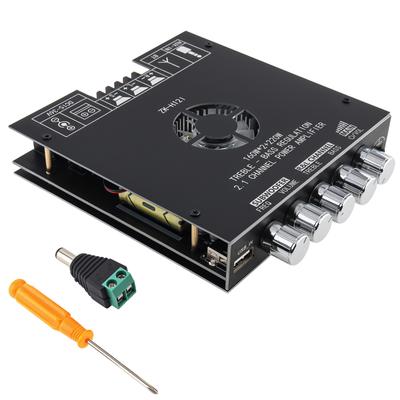 ZK-HT21 TDA7498E 2.1-канальная 160 Вт x 2 220 Вт Сабвуфер bluetooths Плата усилителя Высокая мощность Автомобильная аудиосистема DIY Динамики Регулировка высоких частот DC15-36V Стерео