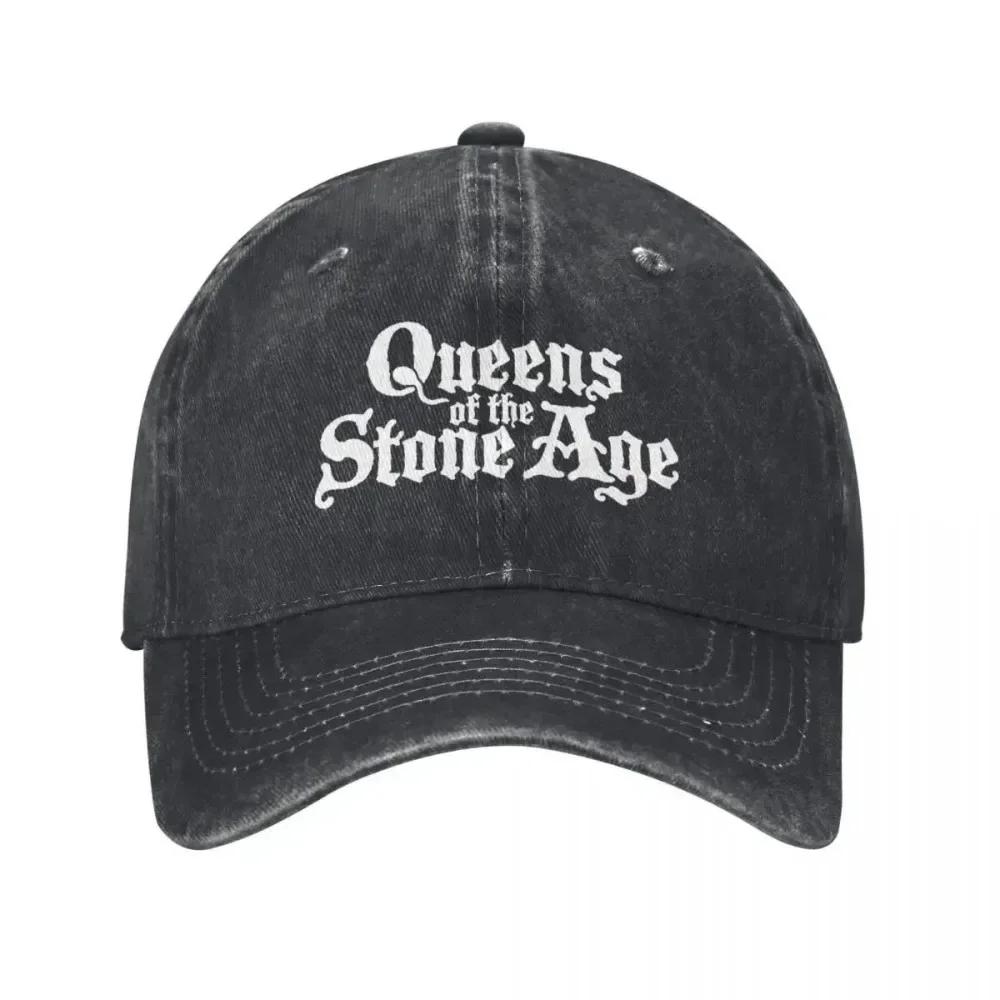 Queens Of Stone Age Baseball Cap American Rock Band Unisex Men SunProof Trucker Hat Spring Vintage Running Hippie Baseball Caps
