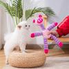 35 см Игрушка-компаньон для чистки зубов питомца Интерактивная игрушка для кошек Портативная плюшевая игрушка для собак