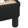 Bed with Mattress  Dover  Black 90 x 190 cm Faux Leather