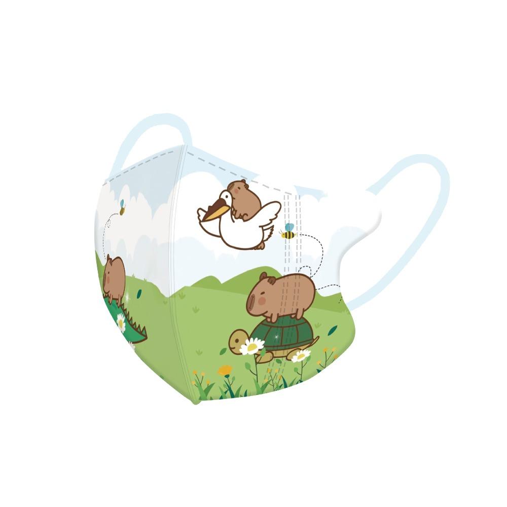 Capybara Pattern Sunshade Mask Anti Pollen Anti-sun Mask Hot Sale Face Veil Outdoor