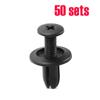 50set 6mm Car Fastener Clip Bumper Fender Liner Rivet for Nissan Note E12 Home Accessories Citroen C4 Volvo S80