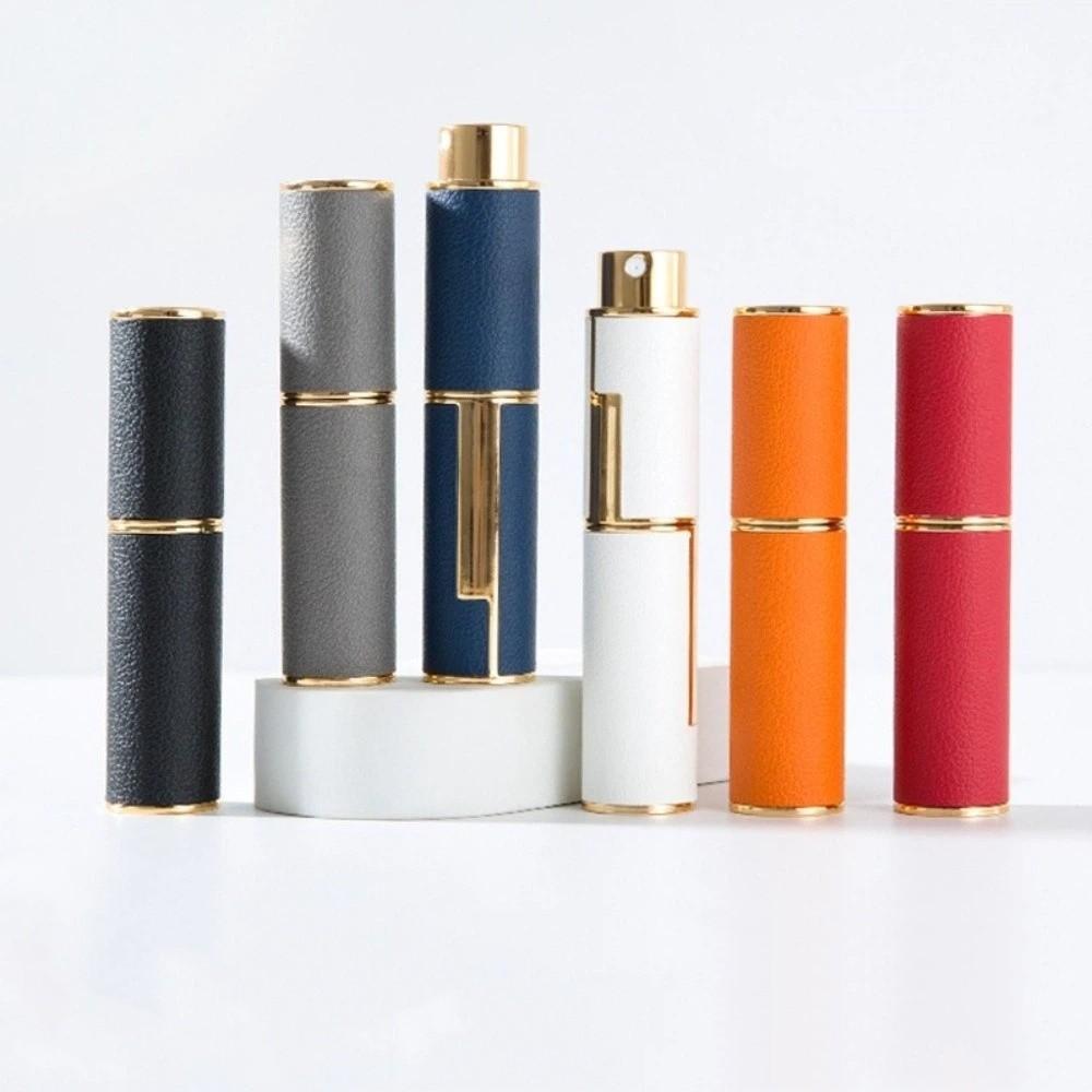 10ML Rotary Perfume Dispenser Leather Perfume Atomizer New Perfume Spray Bottle Travel