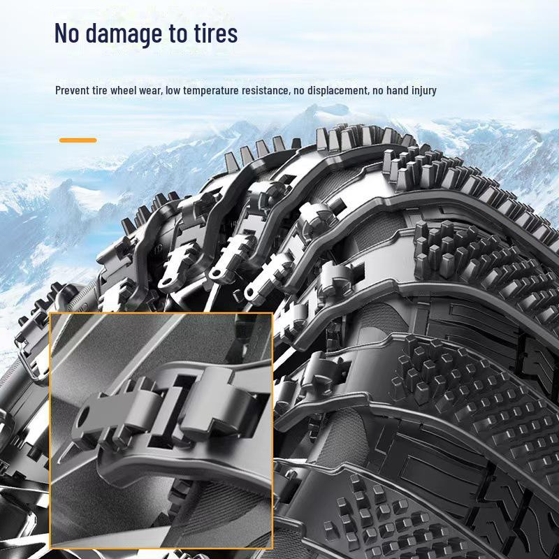 Утолщенная универсальная цепь противоскольжения для внедорожных шин