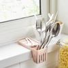 Storage Rack Easily Install Save Space Sturdy Dish Brush Storage Holder for Kitchen
