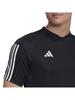 Футболка Adidas Tiro 23 Competition Jersey для футбола, с коротким рукавом, черная, размер XL, мужская, (DD442), (HK7638)