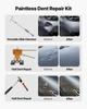Dent Puller Kit, 61 PCS Paintless Dent Removal Kit with Golden Lifter, Slide Hammer T-Bar, Glue Gun, Auto Body Hail Damage Repair Remover Tools for