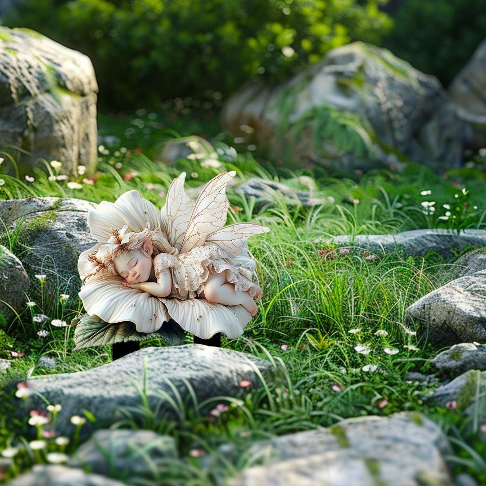 Акриловая садовая напольная заглушка, креативная садовая статуэтка, садовая статуэтка, садовый столб, двор