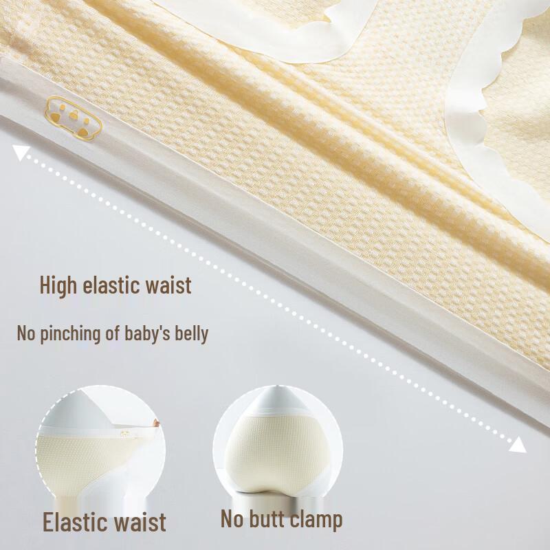 Meishianxuan Girls' Antibacterial Cotton Briefs 4-Pack
