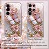 Pearl Flower Butterfly fashion phone cases mobile phones Glass phone case for Samsung Galaxy S26 S25 S24 S23 S22 FE Ultra Plus