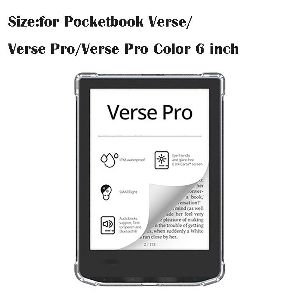 TPU PB629/PB634 Funda Прозрачный защитный чехол для Pocketbook Verse/Verse Pro/Verse Pro Color