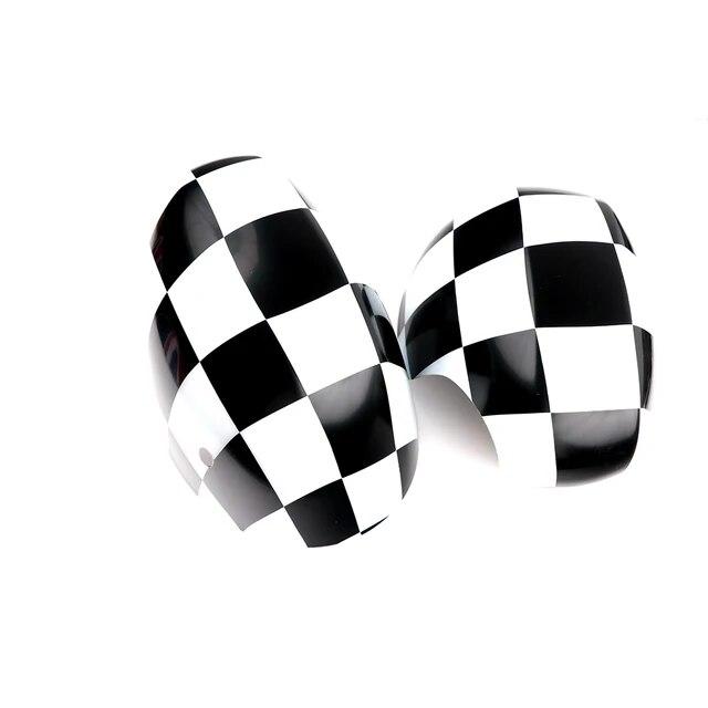 For Mini One Cooper S JCW Countryman F60 F54 F55 F56 F57 The Black Flag Shell Car Door Rear View Mirror Covers Accessories