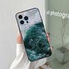 Синие Морские Волны Море Силиконовый Мягкий Чехол Для iPhone 17 Air 11 14 16 15 Pro Max 12 13 Mini 16 Plus 16e Задняя Крышка