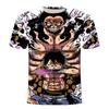 Женская футболка One Pieces в стиле аниме, новинка, модная футболка оверсайз с графическим принтом японской манги, свободный топ в стиле аниме