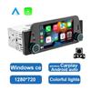 5 Inch Car Radio Wireless Carplay 1Din MP5 Player Autoradio Stereo Touch Screen 1280x720 Universal Multimedia Player