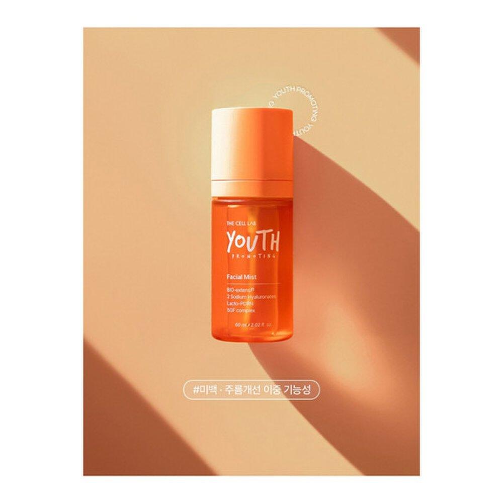 Cell Lab Youth Promotion Facial Mist 60 мл - Содержит морковный коллаген PDRN, некомедогенный, гипоаллергенный