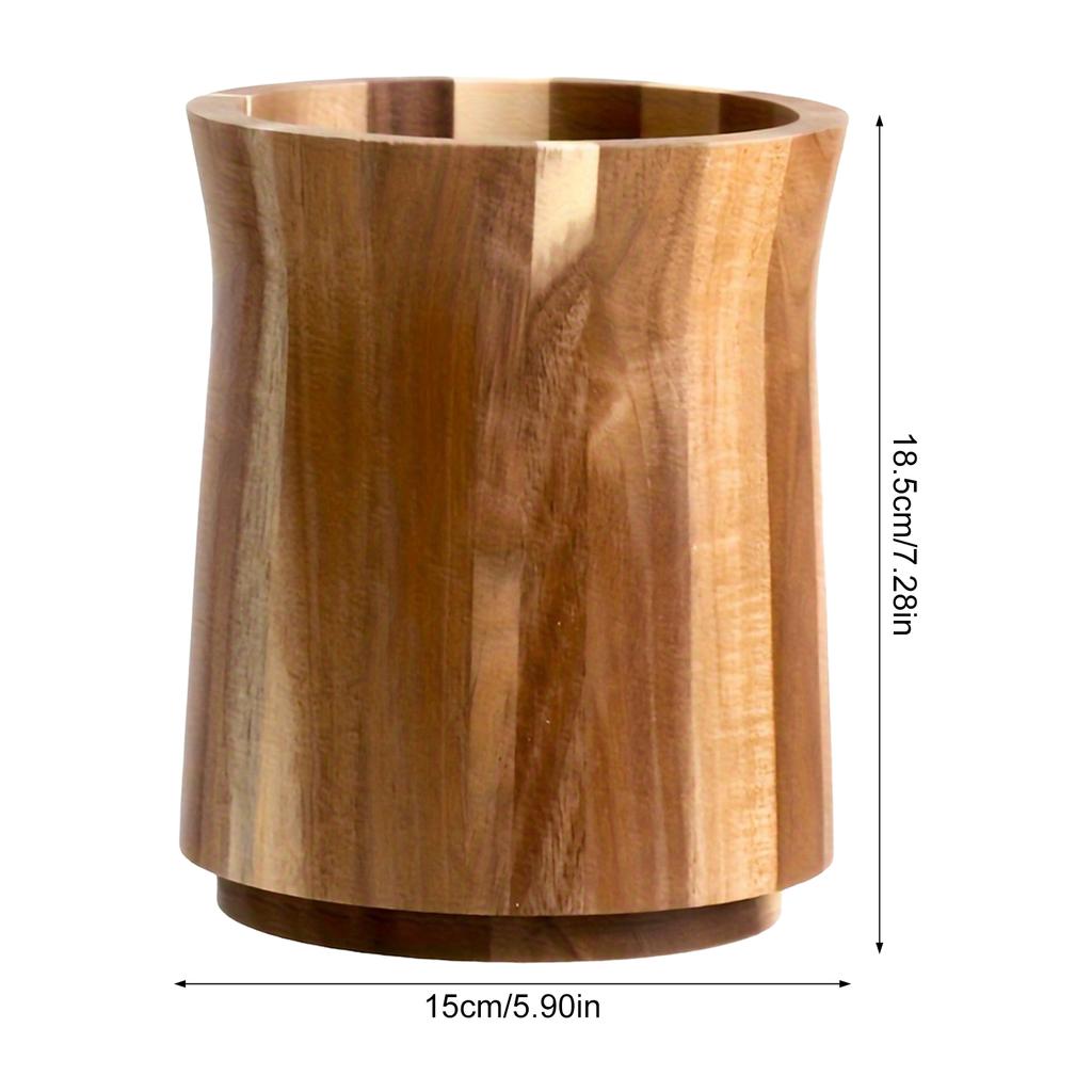 Xylon Kitchen Organizer Box Natural Solid Material Neat Storage for Cooking Tools Storage