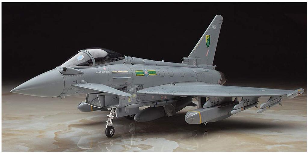 Hasegawa Royal Air Force Eurofighter Typhoon Single Seat Plastic Model E40 1/72