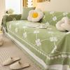 Fresh Four Seasons Universal Four-Leaf Clover Chenille Sofa Towel All-Inclusive Living Room Sofa Cover One Piece Sofa Cover