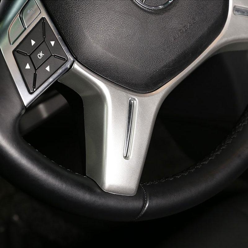 Стайлинг автомобиля, текстура из углеродного волокна, панель рулевого колеса, накладка на рамку для Mercedes Benz CE Class W204 W212 ML GL X166