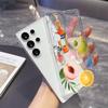 Чехол-иллюстрация «Напитки и Фрукты» для Samsung Galaxy S26 S25 S24 S23 S22 S21 S20 FE Plus Мягкий ТПУ Тонкий Ударопрочный Чехол