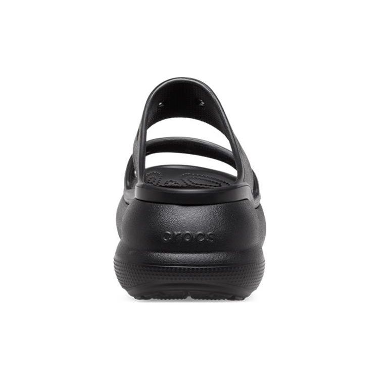 Crocs Классические сабо на танкетке Classic Crush Puff Унисекс Обувь Черный 207670-001