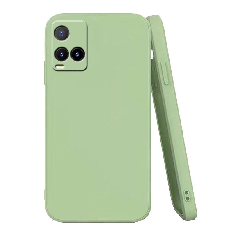 For Cover Vivo Y33S Case For Vivo Y33S Capas Back Liquid Silicone Shockproof Full Soft Cover For Vivo Y21 Y21S Y21T Y33S Fundas