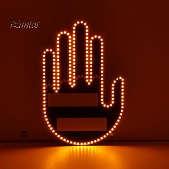 Автомобильный задний фонарь с жестами, светодиодный индикатор с дистанционным управлением, простая установка, знак на заднем стекле, автомобильный индикатор с питанием от аккумулятора, автомобильный гаджет для развлечения, безопасности