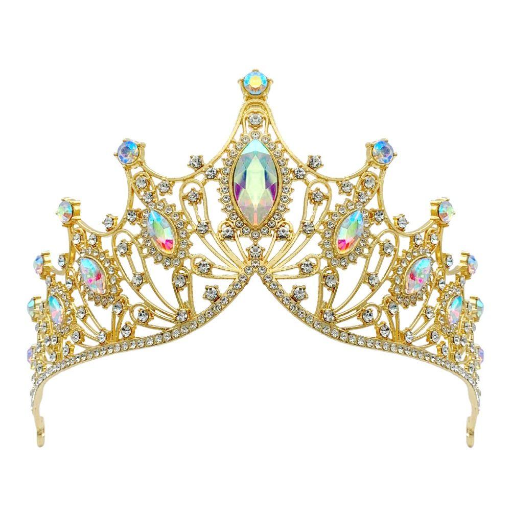 Crystal Bridal Crown Cosplay Wedding Tiara Fashion Queen Crown Birthday