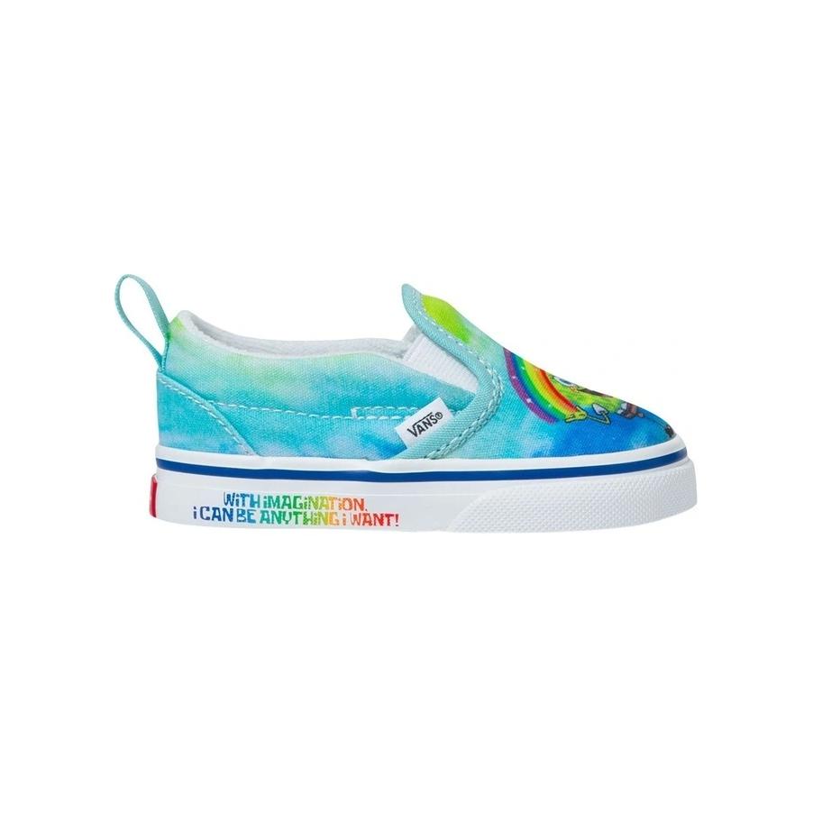 Vans Slip-On SpongeBob SquarePants X Velcro Toddler 'Imaginaaation' VN000UBSZAW