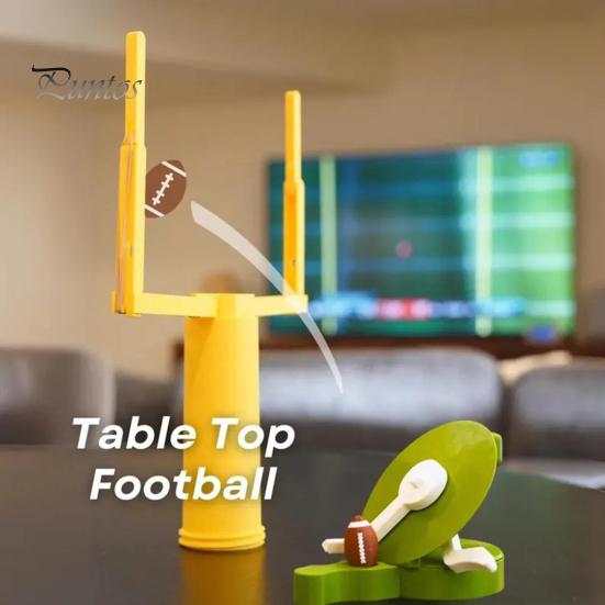 3D-печатная настольная футбольная игрушка с разрушающейся стойкой ворот, пусковая установка для регби, интерактивная настольная игра для детей и взрослых с метанием футбола
