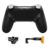 eXtremeRate Dawn Version Remap Kit for PS4 Slim Pro Controller with 6 Customizable Mapping Redesigned Pure Color Back Shell and 4 Back Buttons
