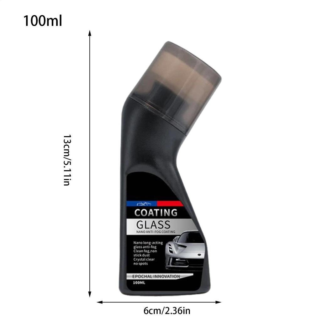 Гидрофобное покрытие для лобового стекла 100 мл Губка Кисточка Очиститель Автомобильное лобовое стекло Антизапотеватель Очистка Окно Зеркало