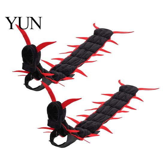 Costume for Dog Photo Shoots 2Pcs Centipede-Look Cat Costumes, Halloween Pet Cosplay Outfit, 3D Outfits Dogs Multi-Leg Insect Funny Apparel