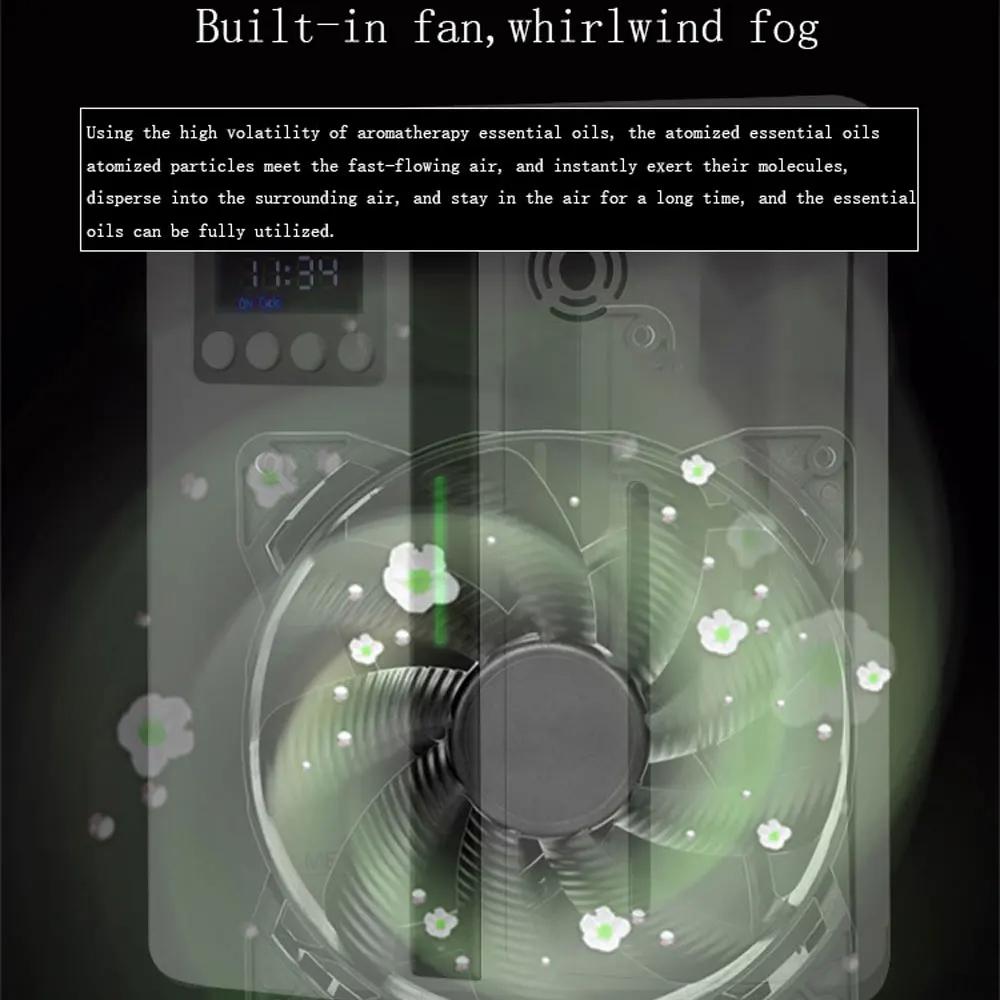 Ароматизатор для ароматизатора, настенный диффузор для отеля, 160 мл, с вентилятором внутри для домашнего аромата в вестибюле отеля
