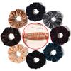 Medium Velvet Hair Scrunchie - Korean Fabric Hair Accessory