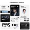 Smart AI Bluetooth Sunglasses: Voice Assistant, Sports Functionality, Multifunctional Translation, Anti-Blue Light & Anti-UV Protection