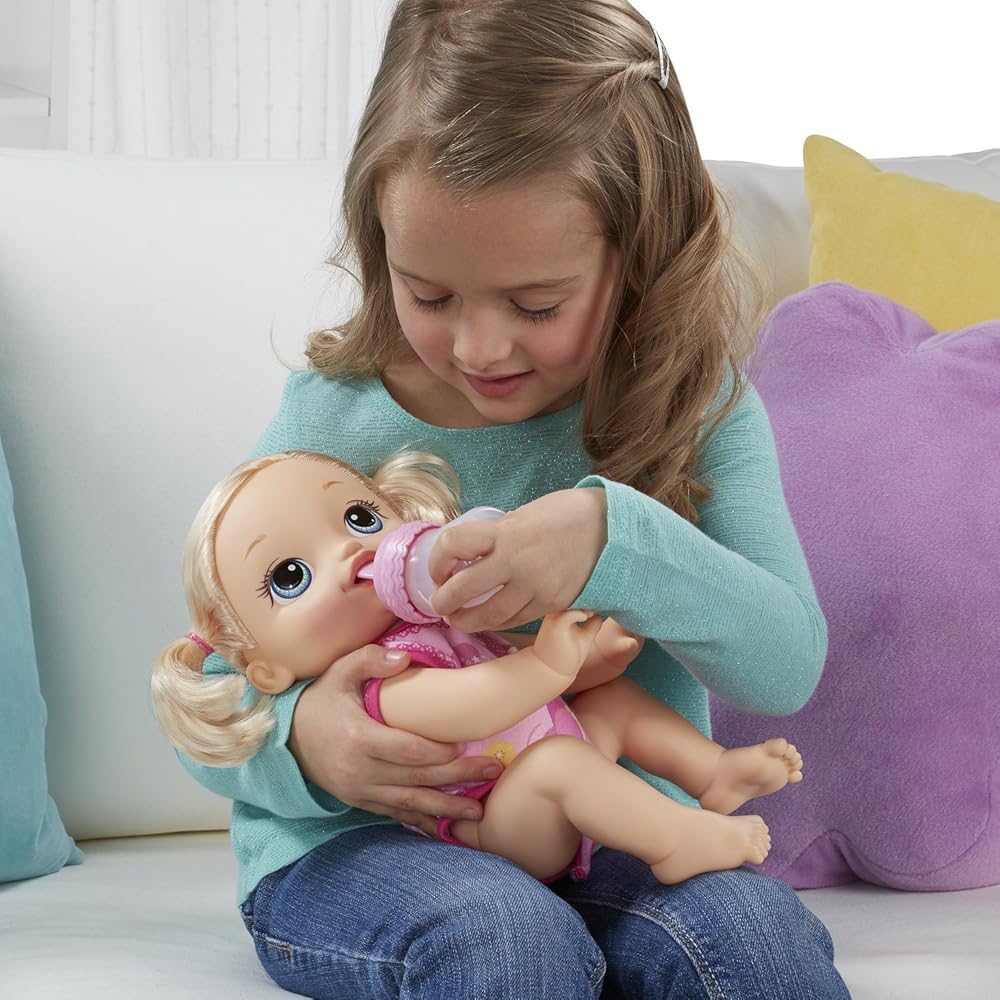 Hasbro Baby Alive Малыш Уходит Блондинка Кукла Образовательная Игрушка для Детей