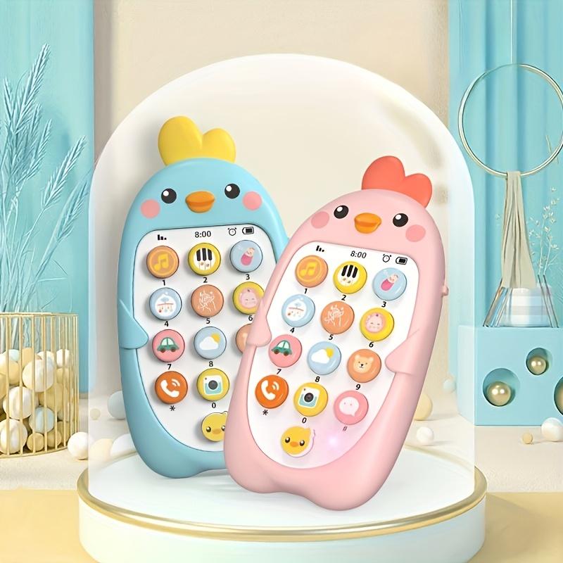 Детский игрушечный мобильный телефон, Мобильная музыкальная игрушка, Обучающая машина Безопасный телефон Музыкальная машина Детский подарок Рождественский подарок Подарок на Хэллоуин