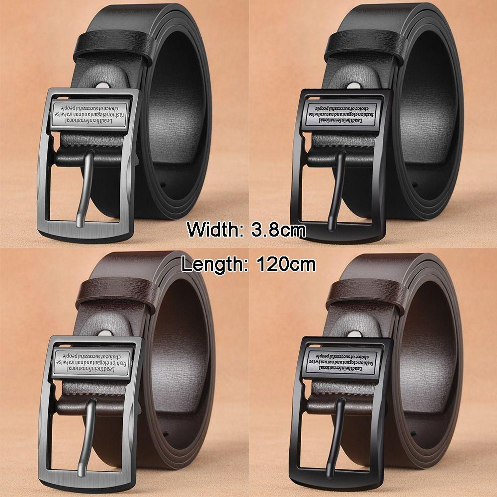 Универсальный пояс с пряжкой, роскошный дизайн, модный кожаный ремень