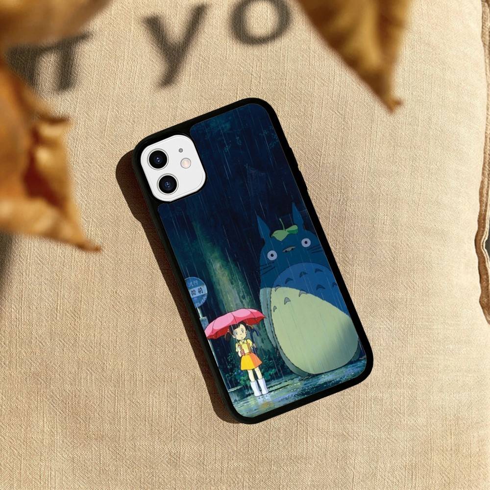Милые Чехлы-Тоторо Для iphone 17 Air 16 15 14 13 12 11 Pro Max TPU+PC Плюс Ударопрочная Задняя Крышка Телефона