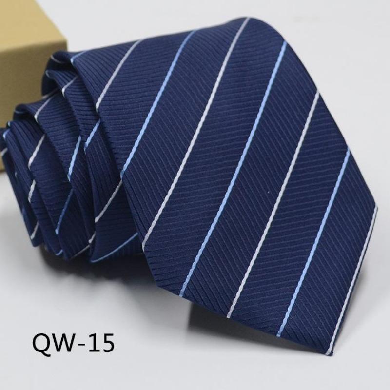 Мужское Платье Деловой Повседневный Профессиональный Жених Свадьба Лучший Муж С Полосатым Жаккардом Изысканный Джентльмен Мужской Премиальный Галстук