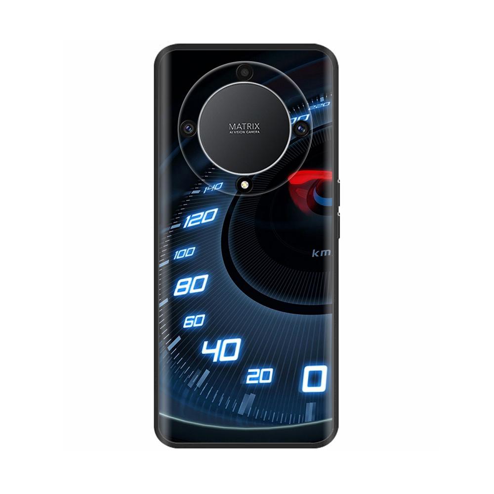 Чехол для Honor Magic 6 Lite Magic6 Lite Жидкий силикон Мягкий ТПУ Задний бампер Череп Мраморный принт Fundas Для Honor Magic 6 Lite 5G