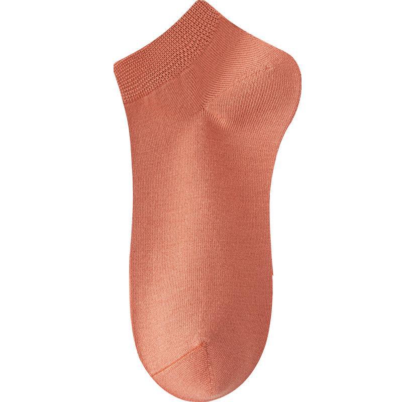 Женские летние тонкие дышащие антибактериальные носки из чистого хлопка