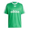 adidas Футболка Adicolor зеленая/белая мужская уличная одежда IM9457