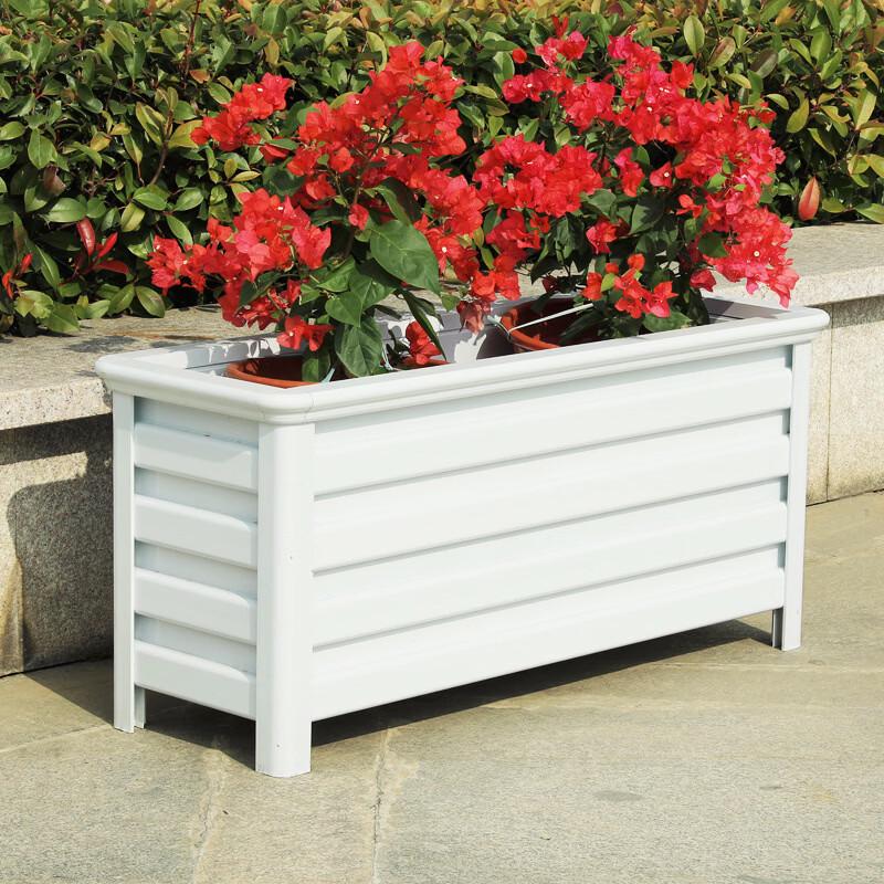 Outdoor Aluminum Alloy Planter with Fence