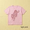 Tiger Graphic TShirt Starry Moon Cat Line Art Oversize Short Sleeve Casual Boho Top