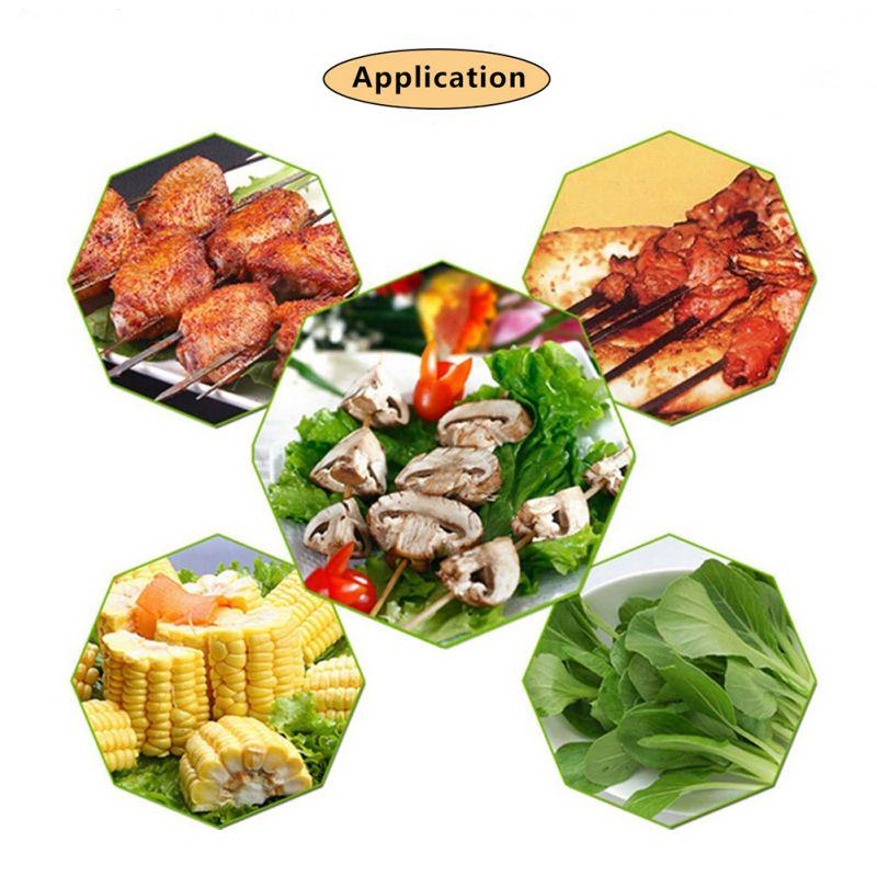 Палочки для барбекю с деревянными ручками. 12 шт